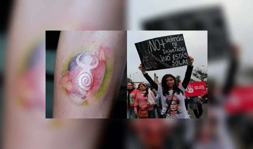 Ni Una Menos: realizarán tatuajes gratis de símbolo contra la violencia a la mujer [VIDEO]
