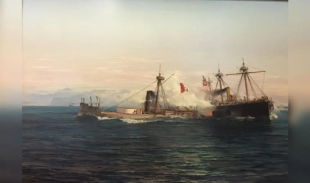 Se confirma el sensible fallecimiento de Miguel Grau y la captura del BAP Huáscar a manos del ejército chileno