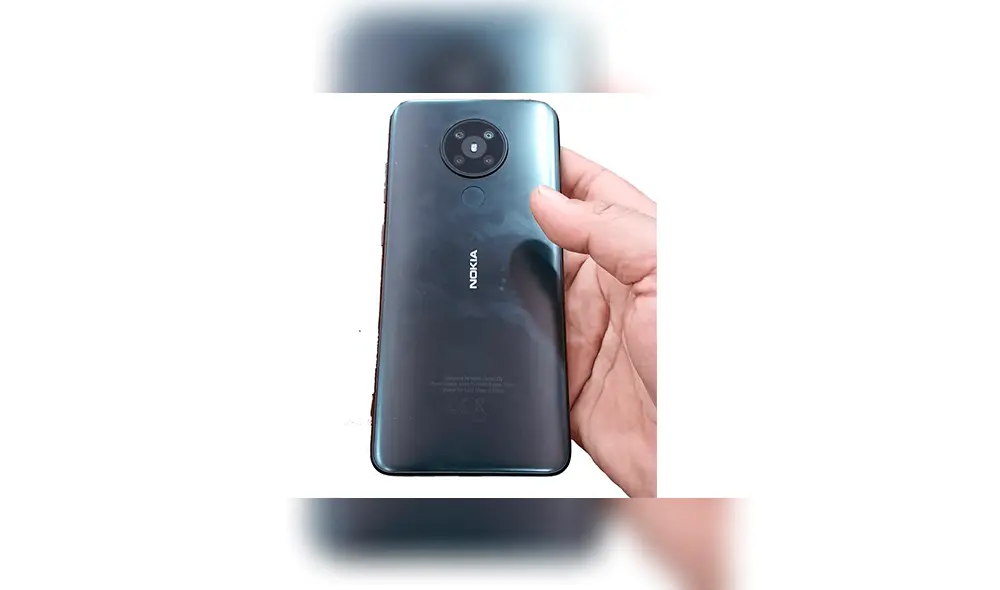 La nueva filtración del Nokia 5.2 revela un módulo con cuatro cámaras traseras. | Foto: Evan Blass