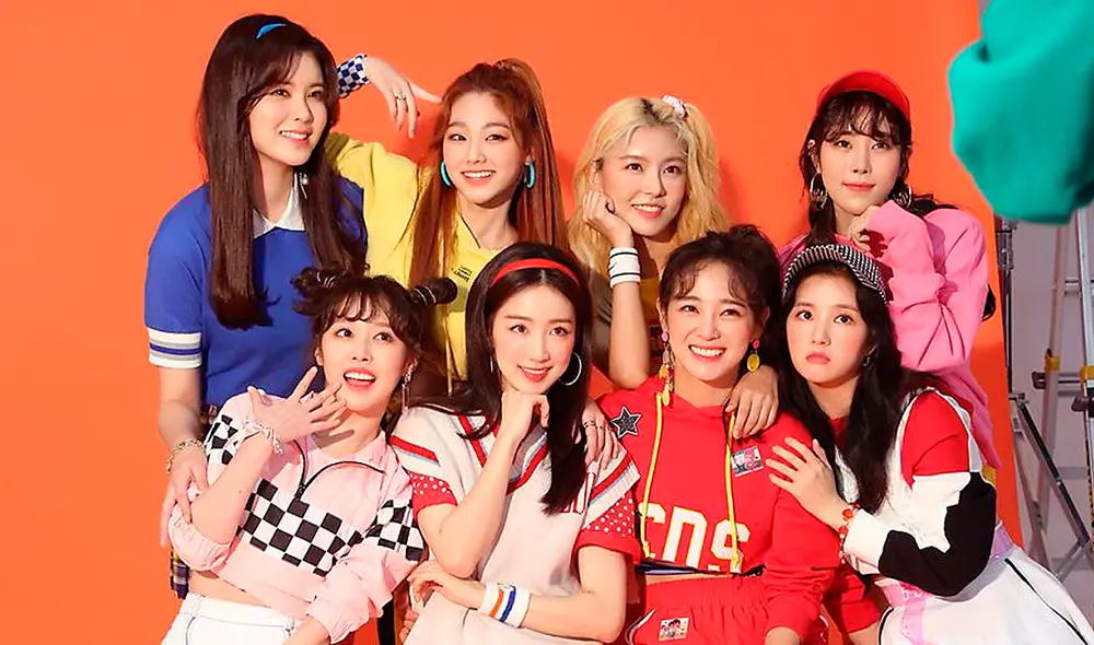 Gugudan: grupo femenino estaba formado por ocho integrantes en su alineación final. Foto: Jellyfish