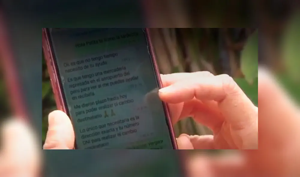 La agraviada denunció el hecho ante la PNP. Foto: Captura/ América TV. La agraviada denunció el hecho ante la PNP. Foto: Captura/ América TV.