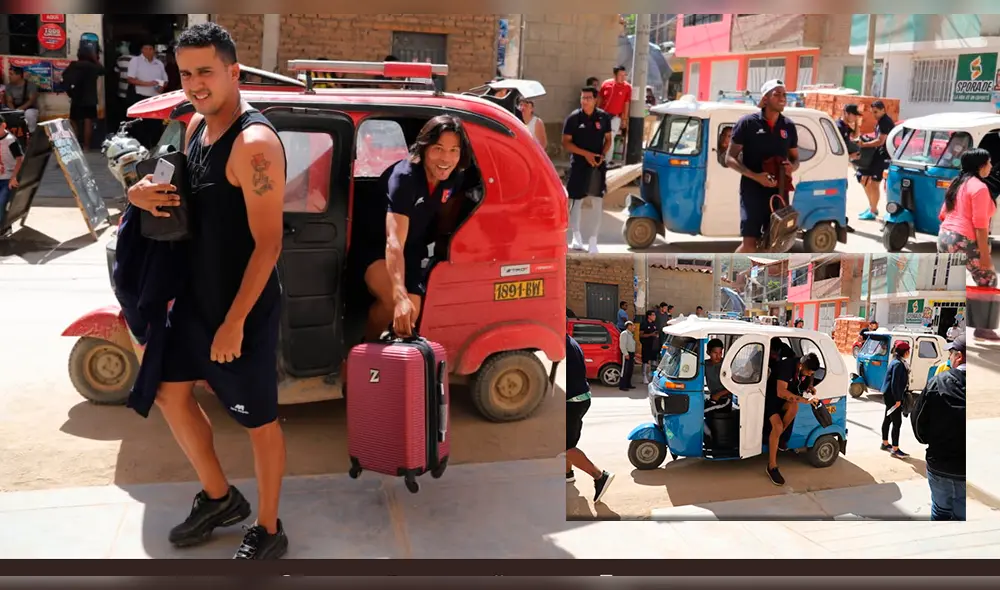 Jugadores del Alianza Universidad llegaron al partido contra Pirata FC a bordo de mototaxis [VIDEO]