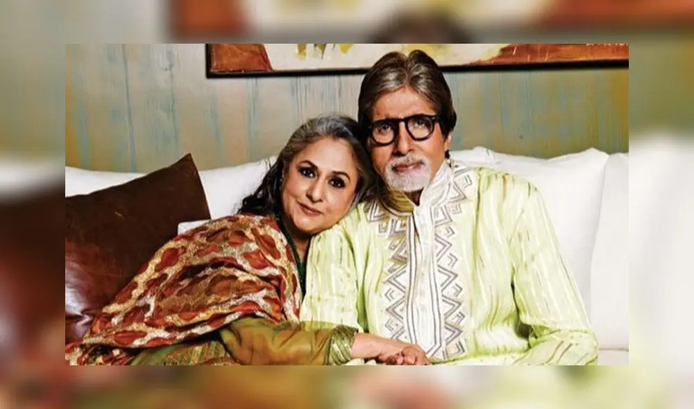 Bollywood: Amitabh Bachchan junto a su  esposa Jaya Bachchan. Crédito: Instagram