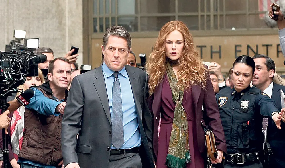 Con Hugh Grant. La actriz convocó al creador de la exitosa ‘Big little lies’ y reunió a un destacado elenco. Foto: difusión Con Hugh Grant. La actriz convocó al creador de la exitosa ‘Big little lies’ y reunió a un destacado elenco. Foto: difusión