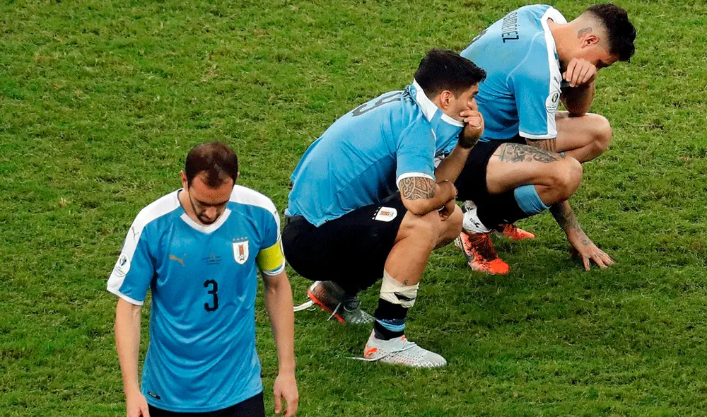 Luis Suarez lloró tras fallar el primer penal del Perú vs. Uruguay por cuartos de final de la Copa América 2019. | Foto: EFE Luis Suarez lloró tras fallar el primer penal del Perú vs. Uruguay por cuartos de final de la Copa América 2019. | Foto: EFE