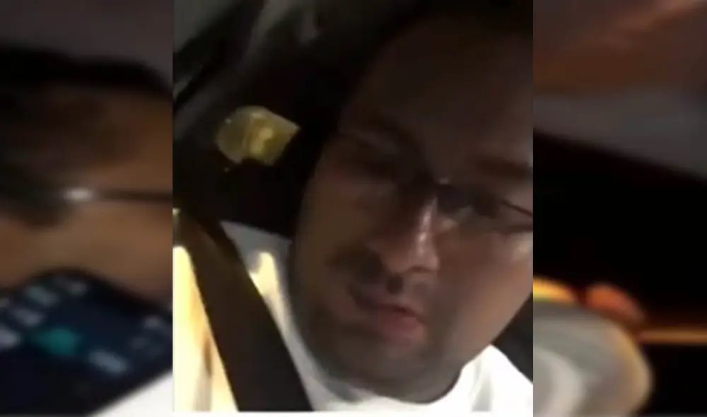 Hombre grabó su temeraria acción y fue blanco de críticas en las redes sociales. Foto: captura de América