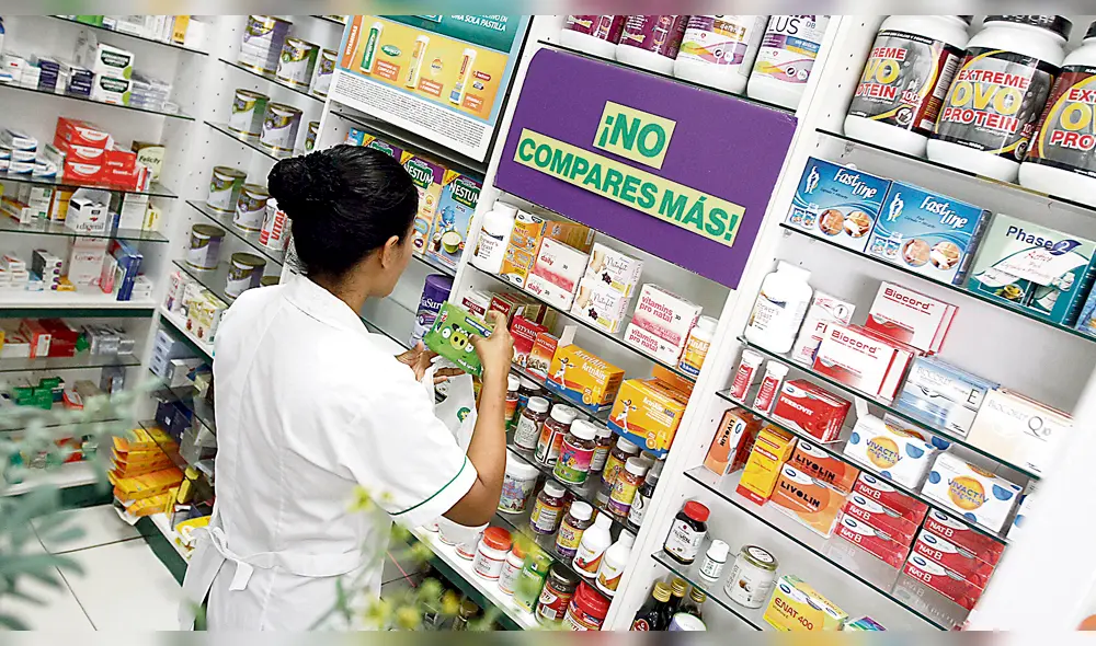 Multarían hasta con 1 millón 890 mil soles a farmacias que no exhiban lista de medicamentos genéricos
