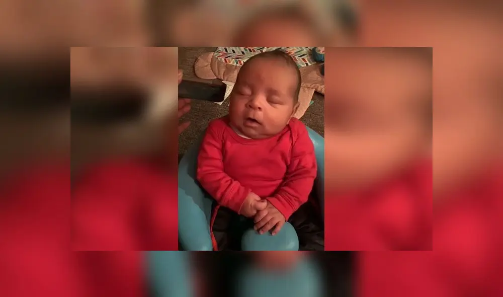 Desliza para descubrir la reacción del bebé a un audio de él mismo llorando. Fotos: Facebook. Desliza para descubrir la reacción del bebé a un audio de él mismo llorando. Fotos: Facebook.