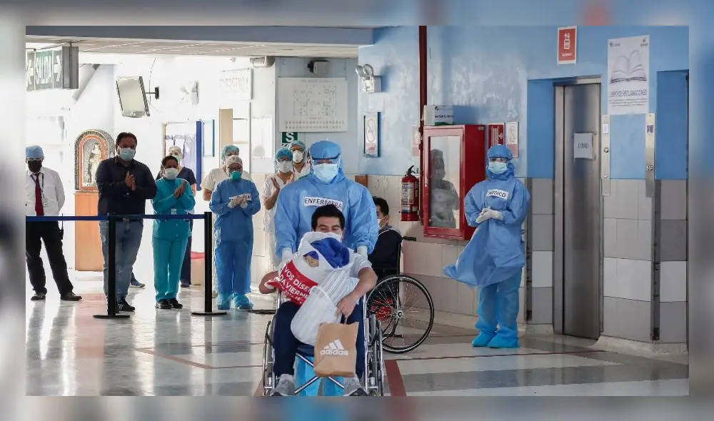 Curva de recuperados superó la de enfermos por coronavirus. Créditos: Antonio Melgarejo / La República. Curva de recuperados superó la de enfermos por coronavirus. Créditos: Antonio Melgarejo / La República.