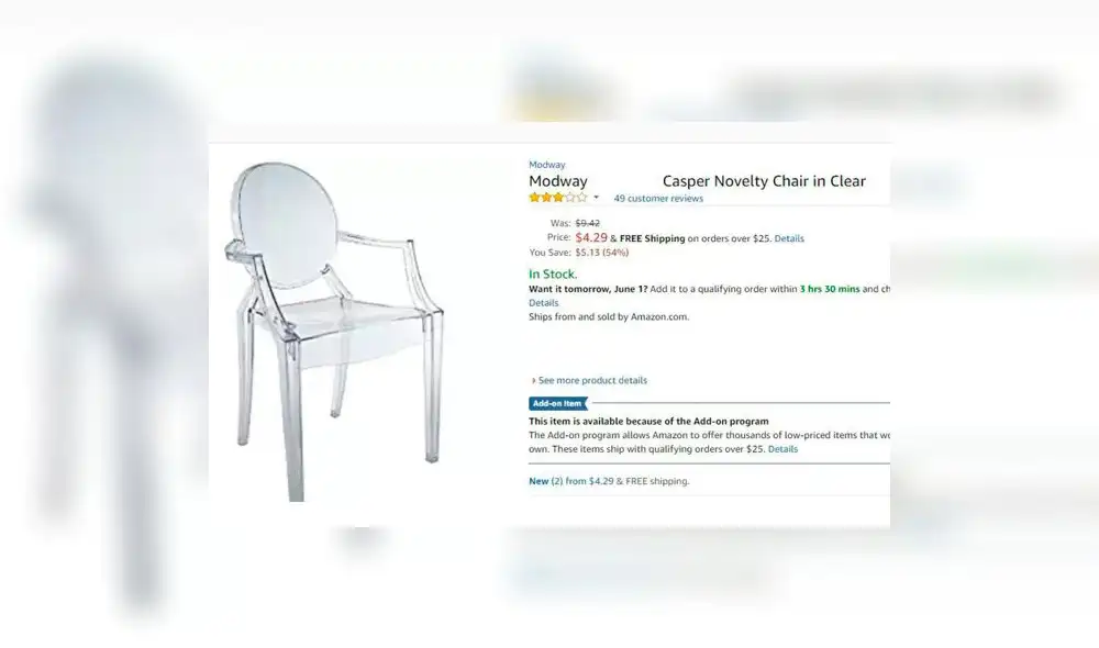 Facebook: compró una silla por Internet, pero cuando le llegó se burlaron de ella [FOTO]