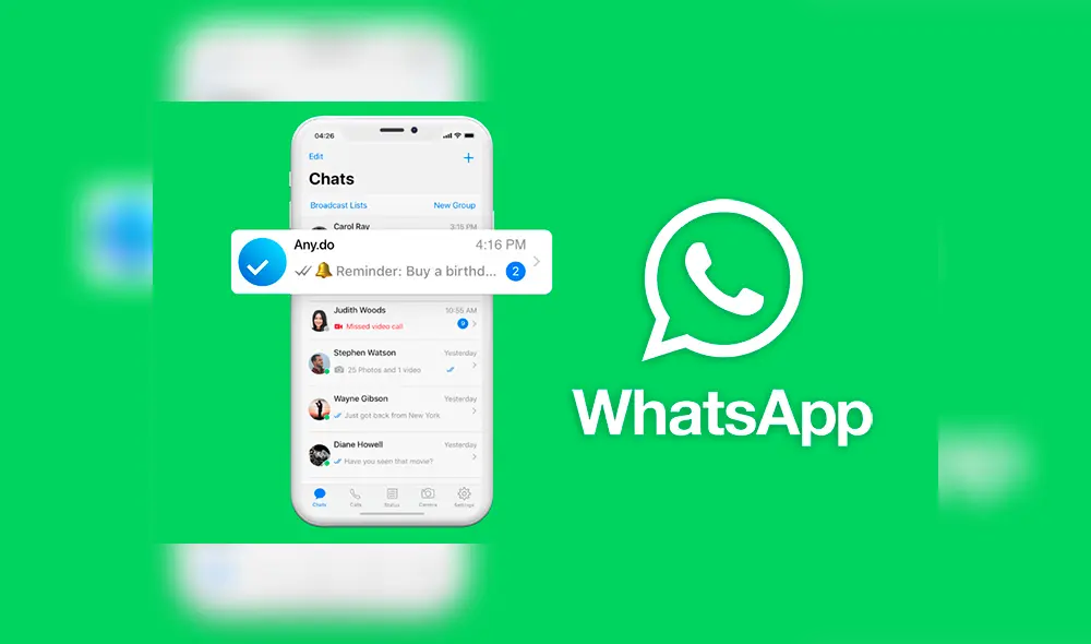 Así podrás añadir fácilmente recordarios en WhatsApp.
