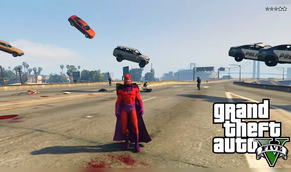 GTA 5: Magneto se apodera de la ciudad de Los Santos [VIDEO]