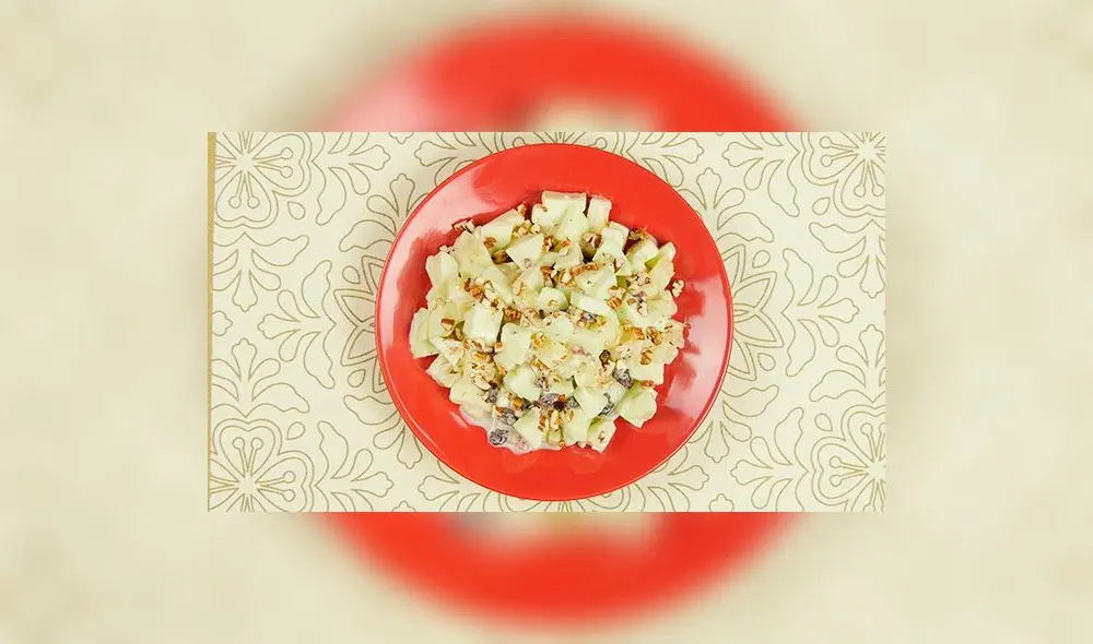  Receta de ensalada de manzanas [Video]