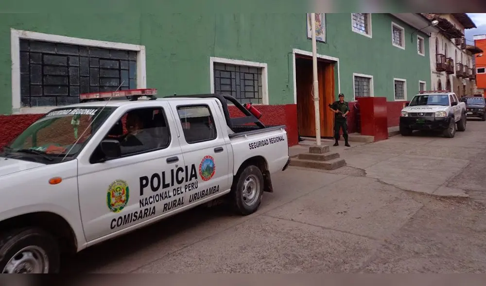 Menores fueron llevados a la comisaría de Urubamba para luego ser entregados a sus padres.