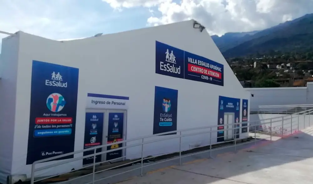 El establecimiento temporal fue inaugurado el pasado 17 de septiembre. Foto: EsSalud El establecimiento temporal fue inaugurado el pasado 17 de septiembre. Foto: EsSalud