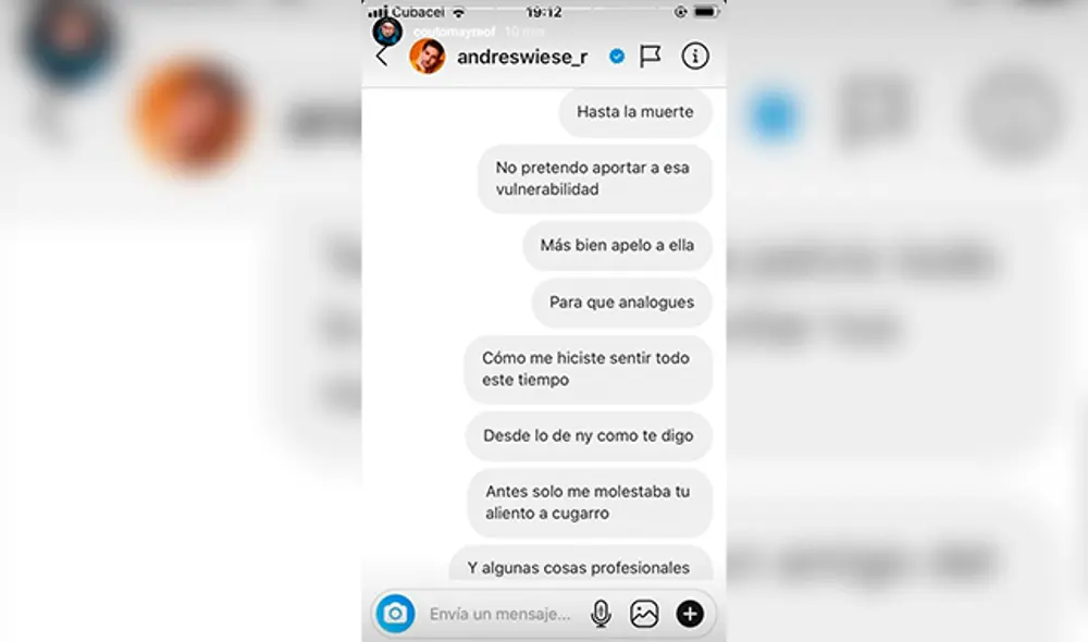 7. Captura: Instagram Mayra Couto