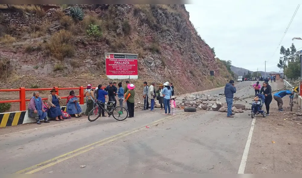 Continúan los bloqueos en la región Cusco. Foto: Alexander Flores/URPI