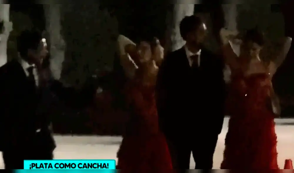 Valeria Piazza y Pierre Cateriano habrían tenido un altercado en boda de Brunella Horna y Richard Acuña. Foto: composición LR/Willax TV