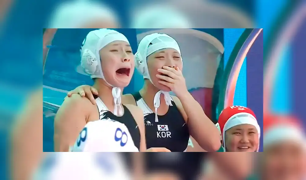 Las integrantes del equipo de waterpolo de Corea del Sur lloraron al anotar su primer gol. Las integrantes del equipo de waterpolo de Corea del Sur lloraron al anotar su primer gol.