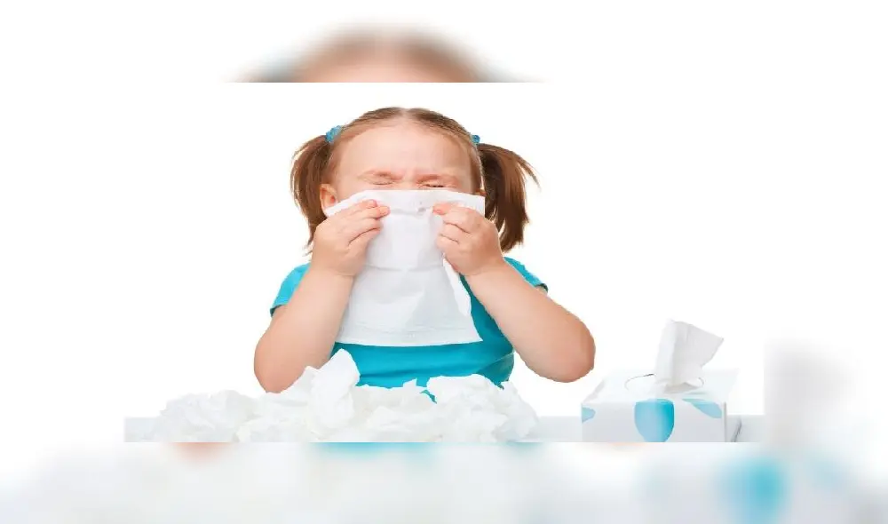 Los niños y el resfrío. Foto: Difusión