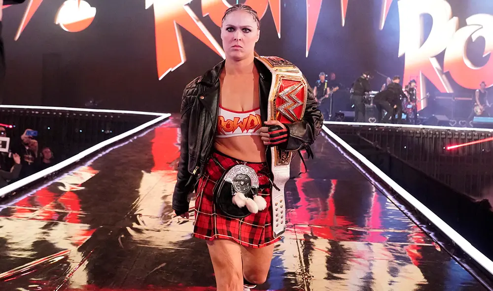 Ronda Rousey tuvo su última aparición en WWE en el Wrestlemania 35. Foto: WWE