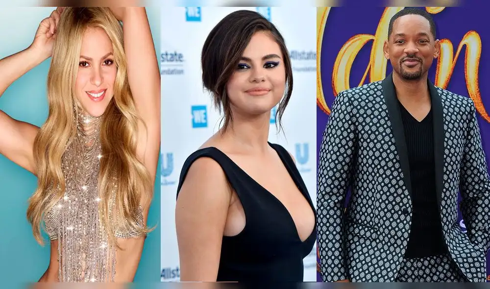 Shakira, Selena Gomez y Will Smith