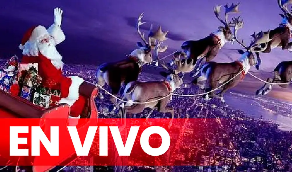 Sigue en vivo el recorrido de Papá Noel. Foto: Composición LR/ Infobae Sigue en vivo el recorrido de Papá Noel. Foto: Composición LR/ Infobae