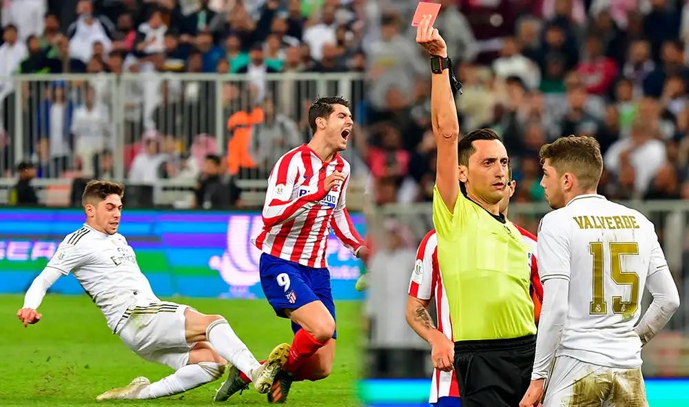Fede Valverde recibió una fecha de sanción tras descalificadora patada. (Créditos: AFP) Fede Valverde recibió una fecha de sanción tras descalificadora patada. (Créditos: AFP)