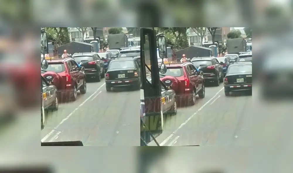 #YoDenuncio: molestia por congestión vehicular en Miraflores 