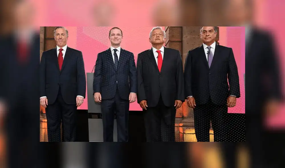 Debate presidencial en México: López Obrador, Anaya, Meade y Rodríguez
