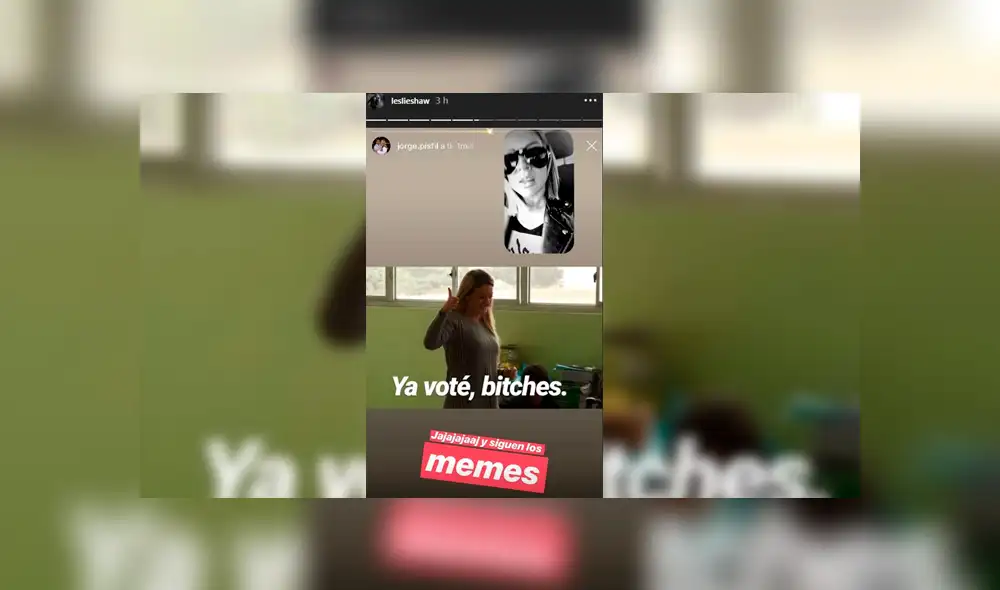 Leslie Shaw ironiza con los memes que le crearon tras las elecciones municipales 2018 [FOTOS]