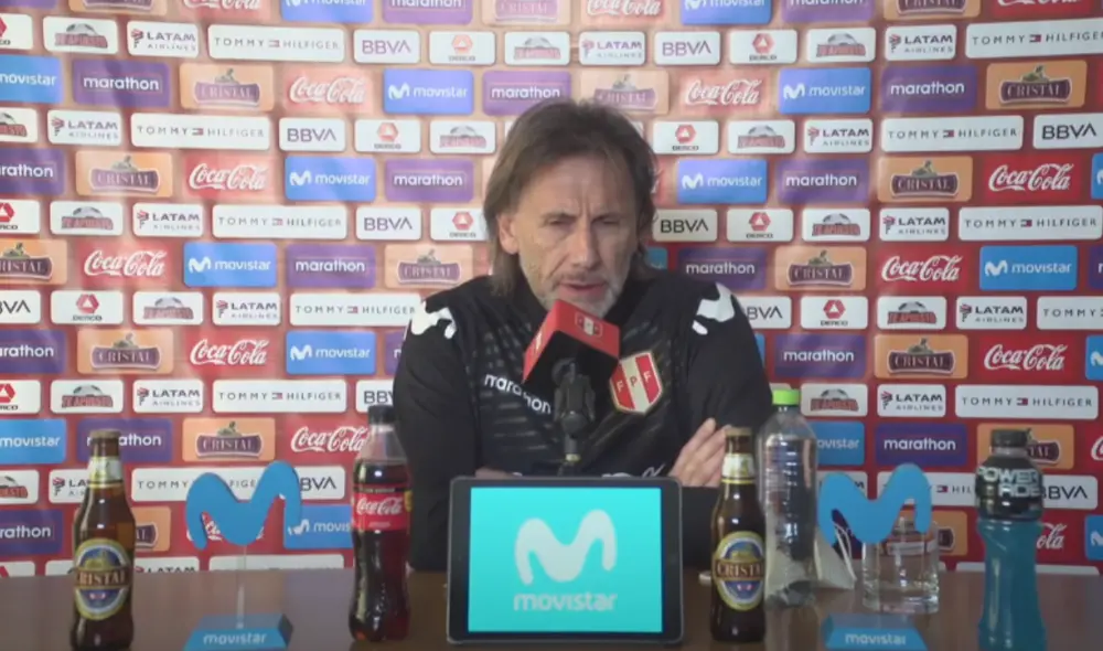 Ricardo Gareca es el actual técnico de la seleccion peruana. Foto: Captura YouTube FPF