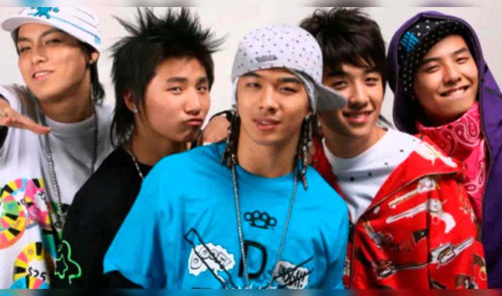 BIGBANG debutó en le 2006 con cinco miembros.