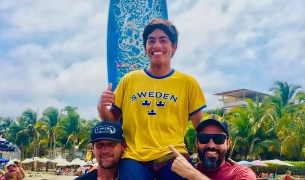 Manuel Robles estuvo en las inferiores del Real Madrid, pero el amor al surf pudo más. Foto: Manuel Robles