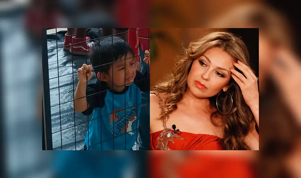 Thalía sobre niños que están en jaulas en frontera de EE.UU.: “Me parte el alma” [FOTO y VIDEO]