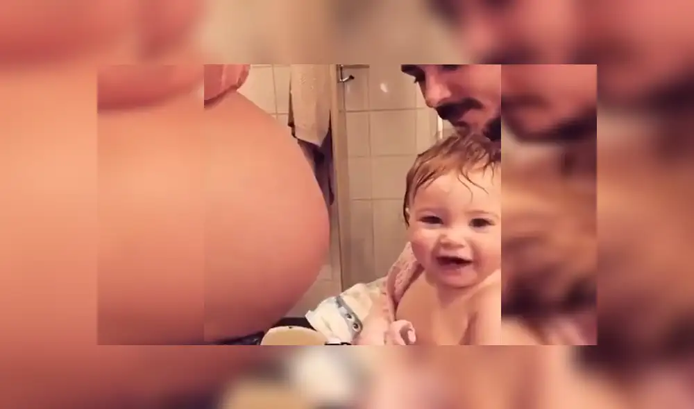 En YouTube, una niña conmovió a usuarios por su emotiva reacción al estar cerca de la barriga de su madre. En YouTube, una niña conmovió a usuarios por su emotiva reacción al estar cerca de la barriga de su madre.