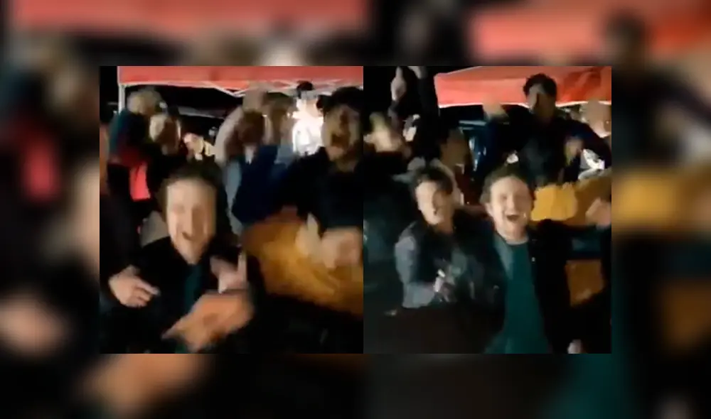 Los jóvenes no dudaron en demostrar sus dotes musicales para recrear 'Tusa'. Foto: Captura.