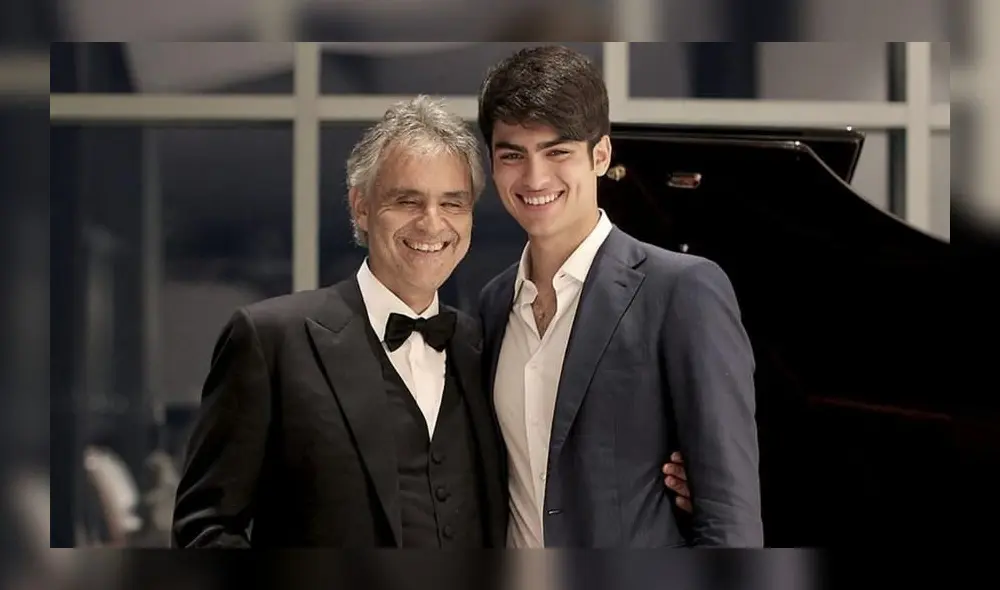 Andrea Bocelli, cantó con su hijo para Disney