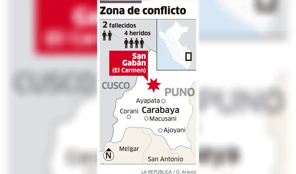 Zona en conflicto en Puno [INFOGRAFÍA]