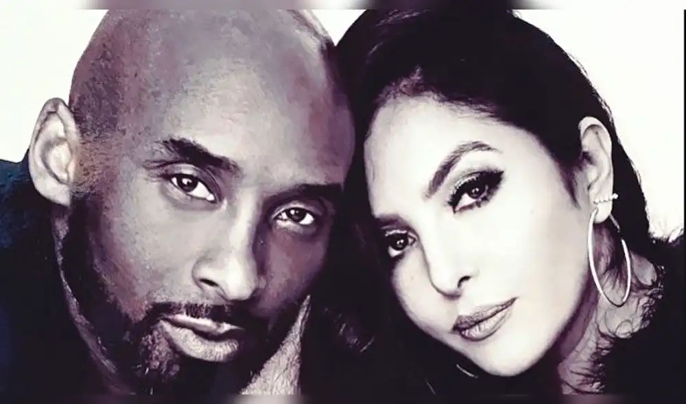 Kobe Bryant y su esposa. Foto: Instagram