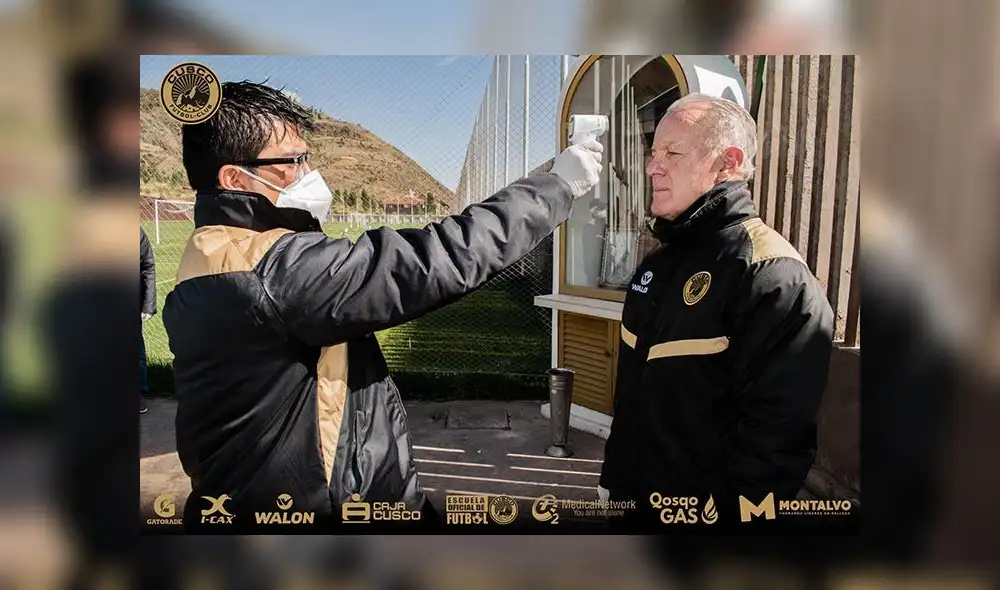 Toman la temperatura al entrenador Carlos Ramacciotti