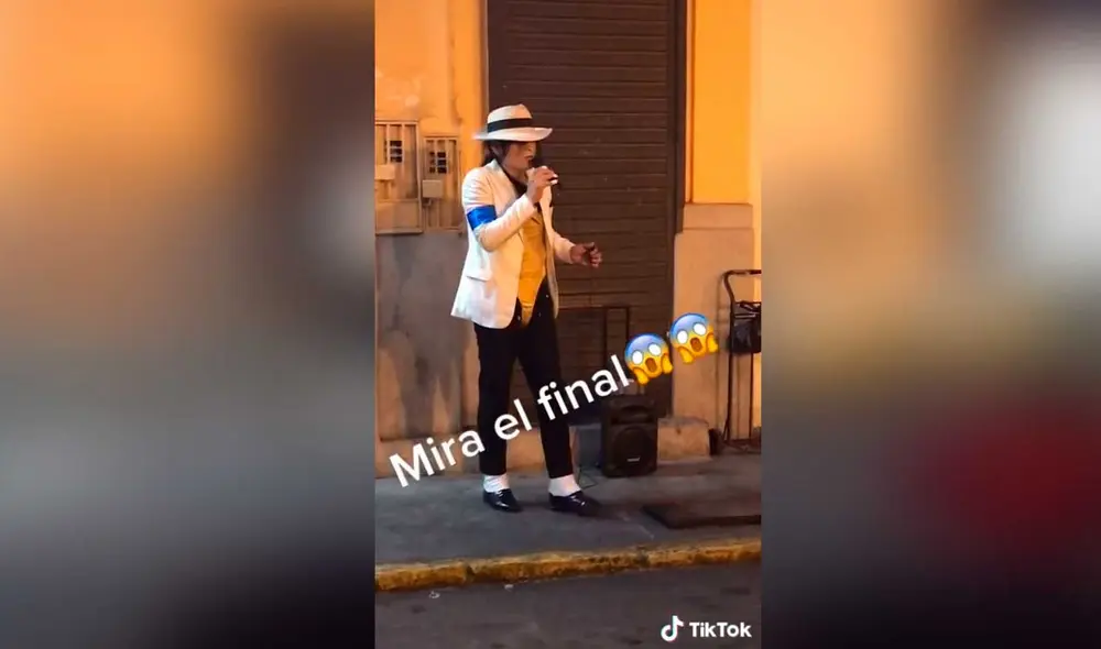 Desliza las imágenes para ver la increíble demostración que hizo un joven imitador de Michael Jackson. Foto: captura de TikTok/rogger2020ervin Desliza las imágenes para ver la increíble demostración que hizo un joven imitador de Michael Jackson. Foto: captura de TikTok/rogger2020ervin