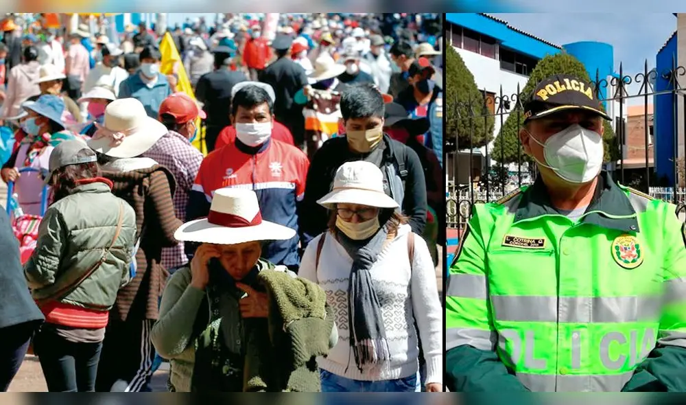 Jefe de la Macro Región Policial de Puno, Marco Antonio Lara, anunció medidas para las provincias en cuarentena.