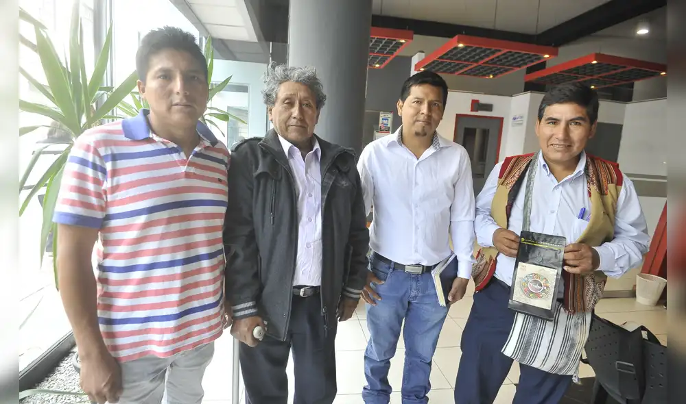 Dirigentes Vraem Foto: Javier Quispe Dirigentes Vraem Foto: Javier Quispe