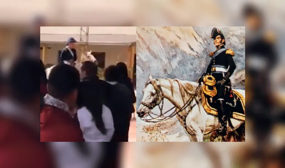 Facebook: profesor se disfraza de San Martín para que sus alumnos aprendan historia [VIDEO]