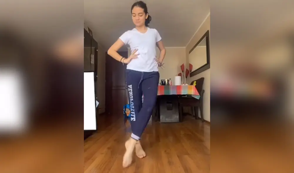 Desliza las imágenes para conocer el gran talento de esta muchacha para bailar marinera norteña. Foto: captura de TikTok