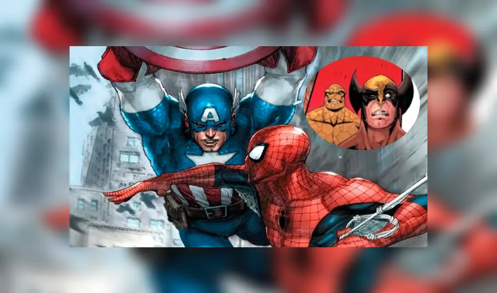 Spiderman Capitan America