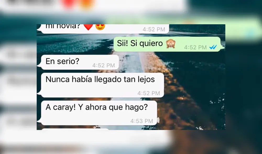 WhatsApp: Chico se declara a su 'crush', ella lo acepta y sucede algo inesperado [FOTOS]