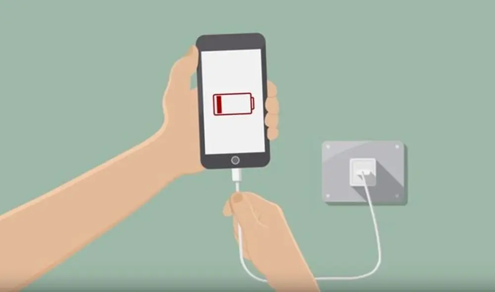 No usar el teléfono mientras se está cargando.