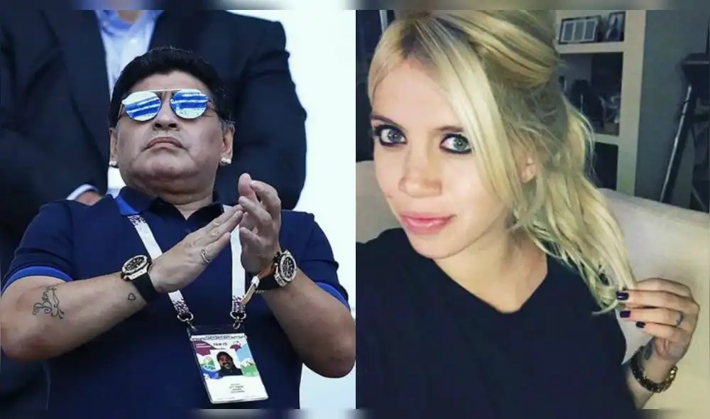 En Argentina confirman encuentro sexual entre Maradona y Wanda Nara [VIDEO]